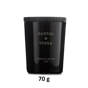 Candela Santal & Tonka in cera vegetale di soia | Cereria Molla 1899