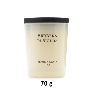 Candela Verbena di Sicilia in cera vegetale di soia | Cereria Molla 1899