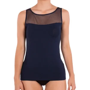 Canotta sottogiacca donna a spalla larga in MicroM