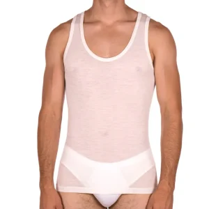 Canottiera uomo a spalla larga in pura lana Merino Wonderwool | Ragno