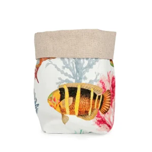 Cestino porta pane Caterina in cotone e tessuto antimacchia | Zita del Forte