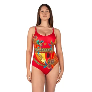 Costume intero con imbottitura senza ferretto in fantasia Rio de Janeiro | Giadamarina