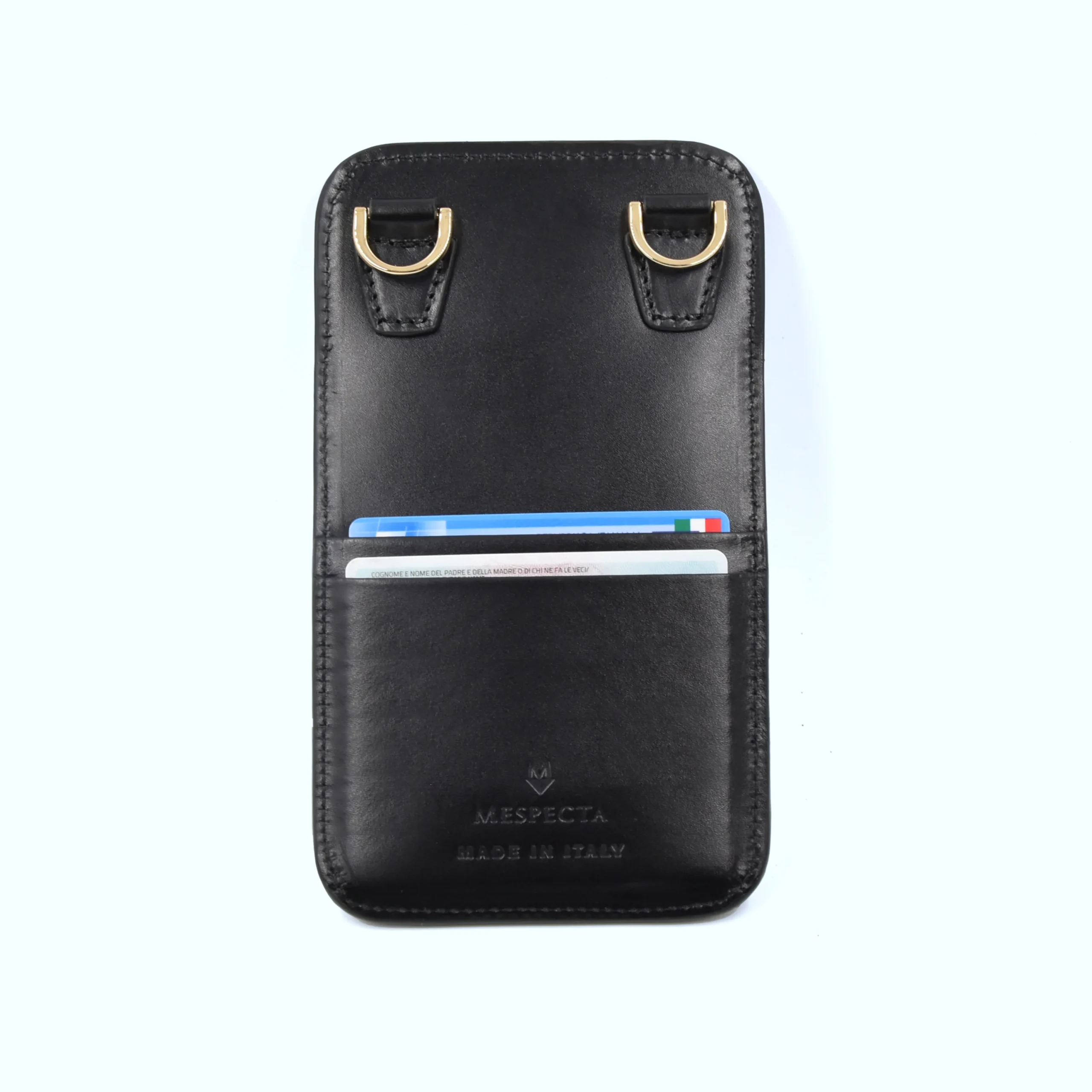 Porta Telefono a tracolla con porta carte - Custodia Smartphone in Pitone - immagine 5