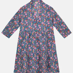 Abito Donna collo V Liberty Betsy Mix Blu