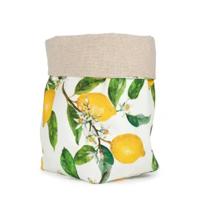 Cestino porta pane Clara in cotone e tessuto antimacchia | Zita del Forte