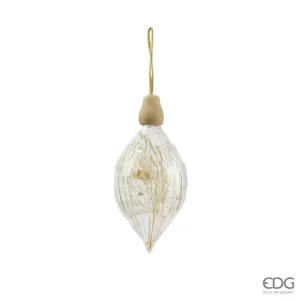 Deoro natalizio Natural in legno e vetro | EDG