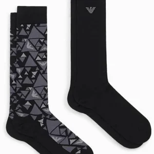 2 pack calze uomo Emporio Armani EM0545 AF18165