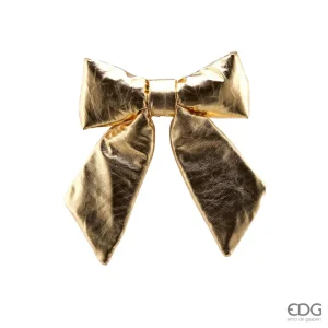 Fiocco decorativo laminato oro 22x26 cm | EDG