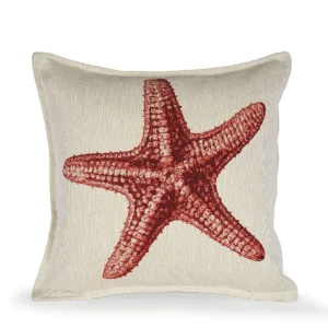 Fodera arredo per cuscini 40x40 in gobelin in fantasia Stella Marina