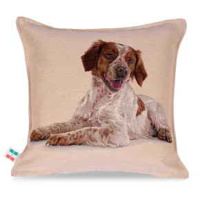 Fodera arredo per cuscino 40x40 cm in gobelin con cani