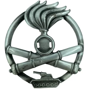 Fregio Basco Artiglieria Corazzata Semovente