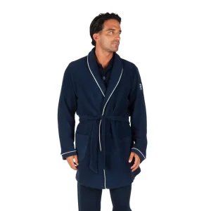 Giacca da camera da uomo sciallata con cintura | Marina Militare