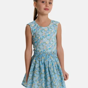 Gonnellina Bambina Liberty Betsy Azzurro