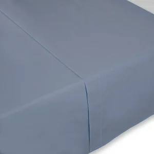 Lenzuolo di sopra in percalle di puro cotone melange di Bossi