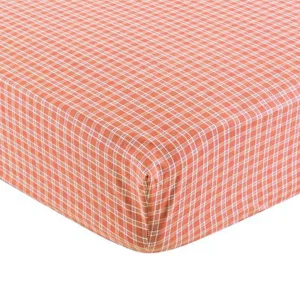 Lenzuolo sotto con angoli in cotone percalle a fantasia Oxford