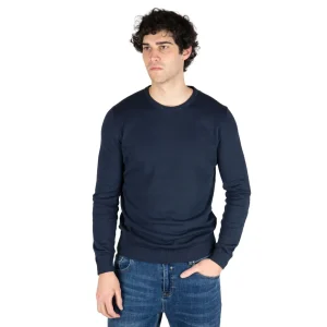 Maglioncino uomo in cotone leggero a paricollo manica lunga | Datch