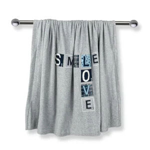 Maxi plaid 160x180 cm in pile Smile-Love | MaryPlaid