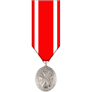 Medaglia d’argento SMOM al merito melitense 