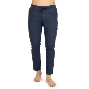 Pantalone lungo uomo in lino con culisse | Datch