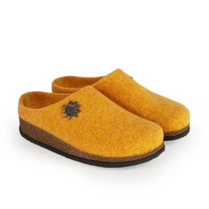 Pantofole uomo in lana cotta con suola antishock | Le Tirolesi