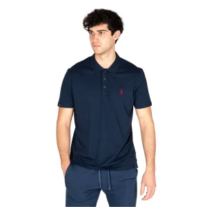 Polo uomo a mezza manica in jersey di cotone biolo