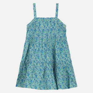 Prendisole Balze Rouches Liberty Emma Verde Acqua