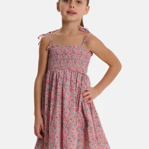 Prendisole Bambina Liberty Emma Fuxia Petrolio