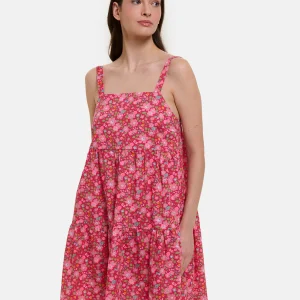 Prendisole Donna Balze Corto Liberty Betsy Lampone