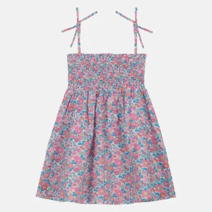 Prendisole Liberty Betsy Fluo Rosa Azzurro