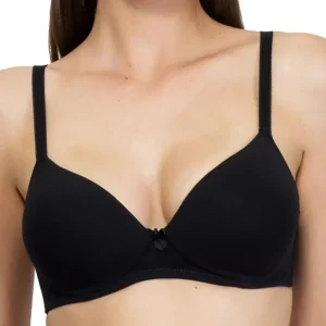 Reggiseno imbottito senza ferretto con effetto push-up in cotone biologico | Verdissima