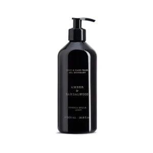 Sapone mani e corpo Amber & Sandalwood 500 ml | Cereria Molla 1899