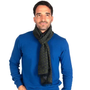 Sciarpa in misto lana in fantasia Catena | Zita de