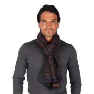 Sciarpa uomo in misto lana in fantasia Cravatier | Zita del Forte