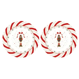 Set 2 tovagliette americana rotonde Nutcracker Twist | Easy Life