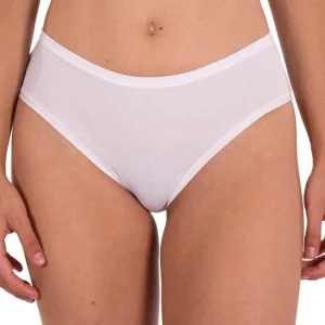 Slip donna alto in Bio Cotone stretch liscio