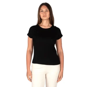 Sottogiacca donna a paricollo con manica a kimono in Bamboo | Mariotti Lab