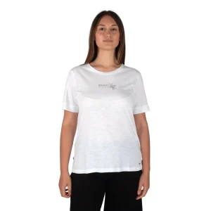 T-shirt donna a mezza manica in cotone fiammato | Fratelli Campagnolo