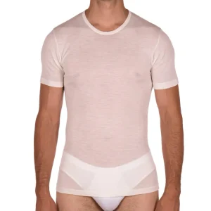 T-Shirt uomo a mezza manica paricollo in pura lana Merino Wonderwool | Ragno