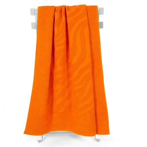 Telo mare unisex 95x180 in spugna leggera a tinta unita di Carrara