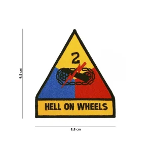 Patch Americana Seconda Divisione Corazzata Hell On Wheels