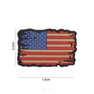 Patch Bandiera Americana Vintage PVC