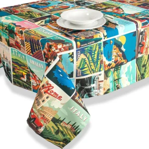 Tovaglia antimacchia in varie dimensioni in fantasia Italia | Zita del Forte