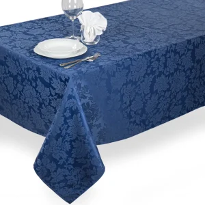 Tovaglia in fiandra antimacchia effetto Jacquard Dora