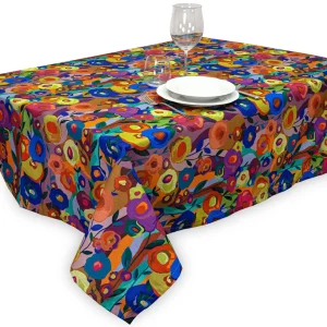 Tovaglia in varie dimensioni in fantasia in tessuto antimacchia Nilla | Zita del Forte