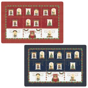 Tovaglietta americana double-face 45×30 Festive Avenue | Easy Life
