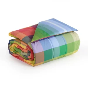 Trapunta 200 gr in fantasia double face in cotone percalle