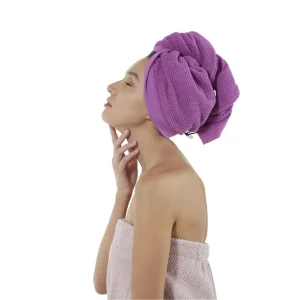 Turbante per capelli in spugna di cotone Chicco di Riso | Maison Sucrée