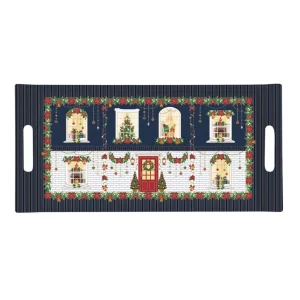 Vassoio sandwich con manici 40x19 cm Festive Avenue | Easy Life